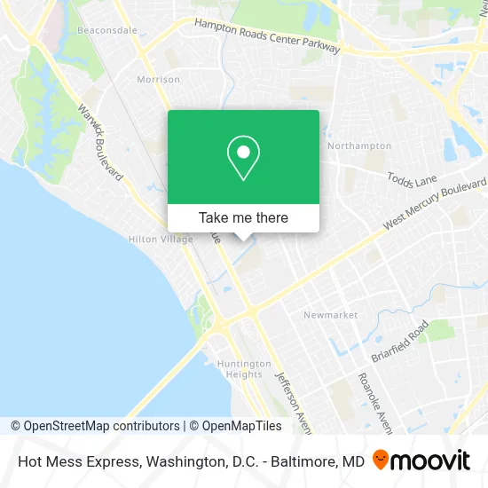 Hot Mess Express map