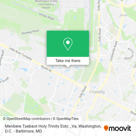 Menbere Tsebaot Holy Trinity Eotc _Va map