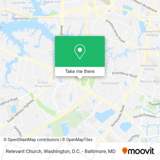 Relevant Church map