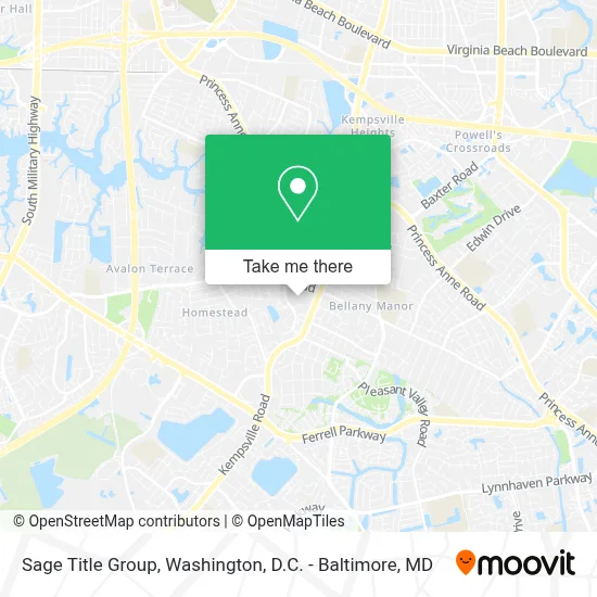 Sage Title Group map