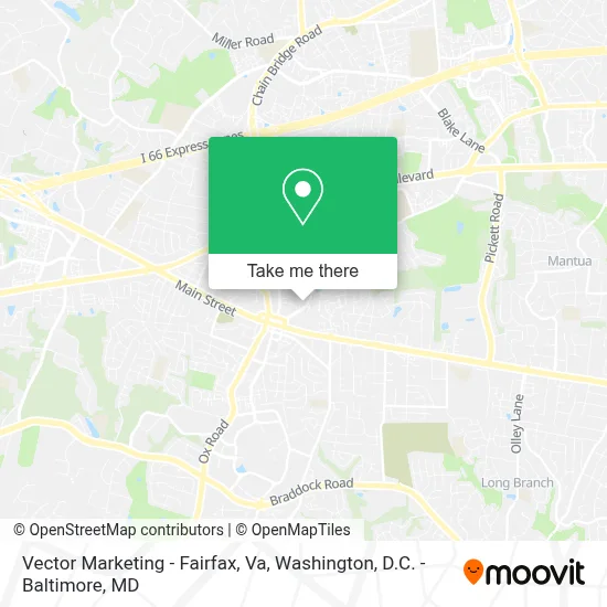 Vector Marketing - Fairfax, Va map