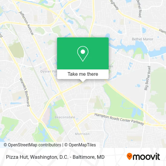 Pizza Hut map