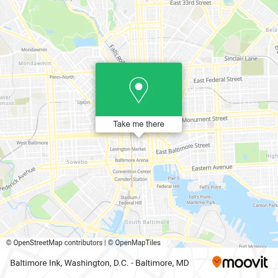 Baltimore Ink map