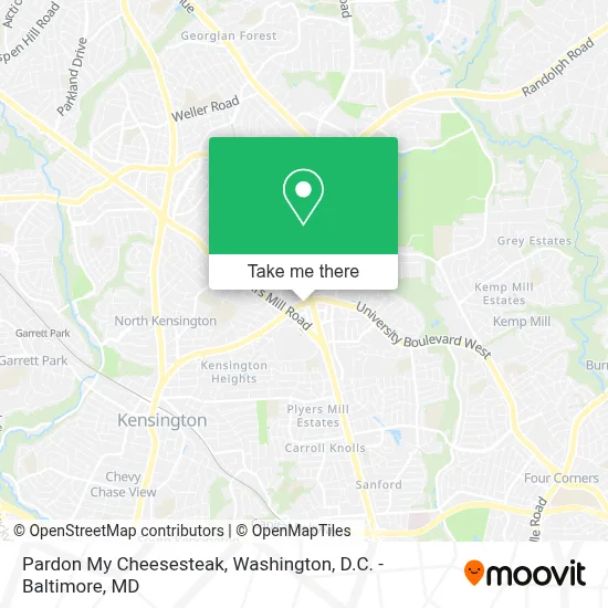 Pardon My Cheesesteak map