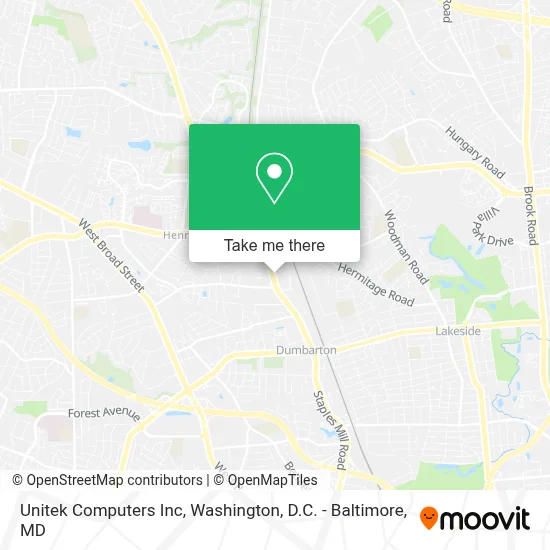 Unitek Computers Inc map