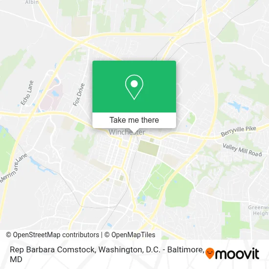 Rep Barbara Comstock map