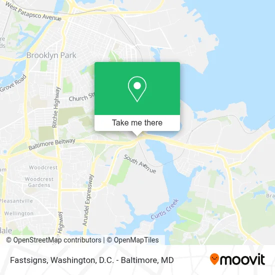 Fastsigns map