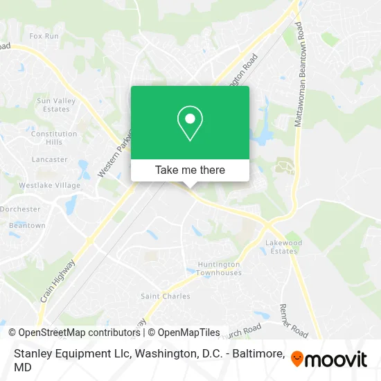 Stanley Equipment Llc map