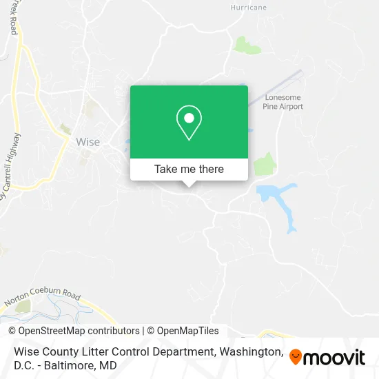Wise County Litter Control Department map