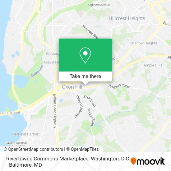 Rivertowne Commons Marketplace map