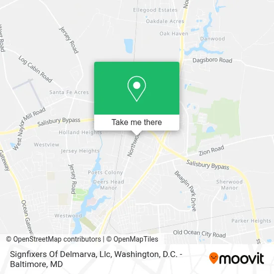 Signfixers Of Delmarva, Llc map
