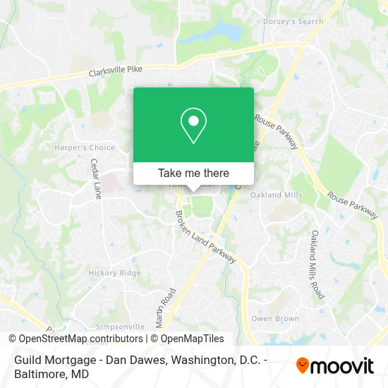 Guild Mortgage - Dan Dawes map