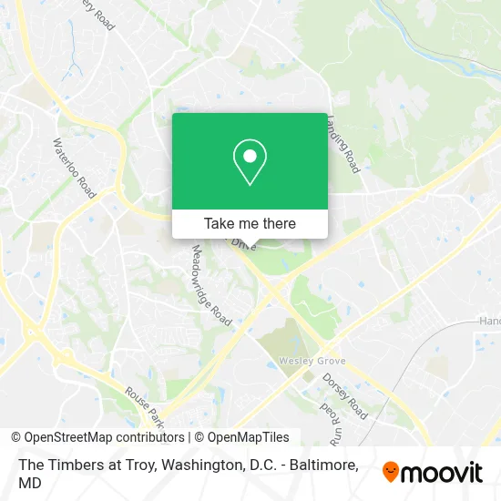 The Timbers at Troy map