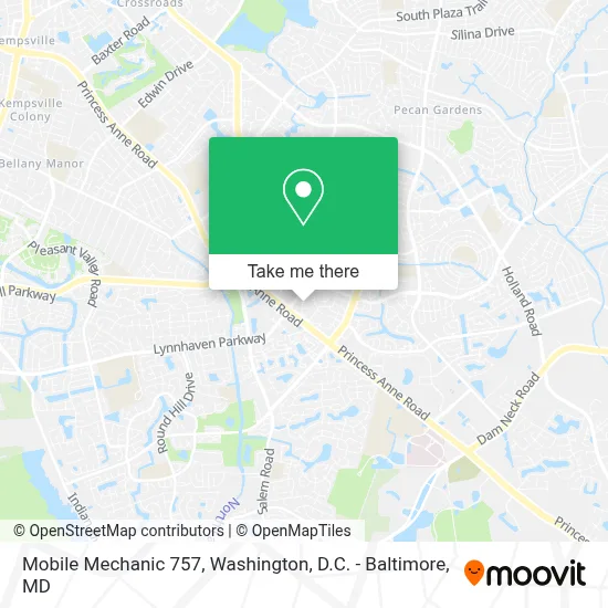 Mobile Mechanic 757 map