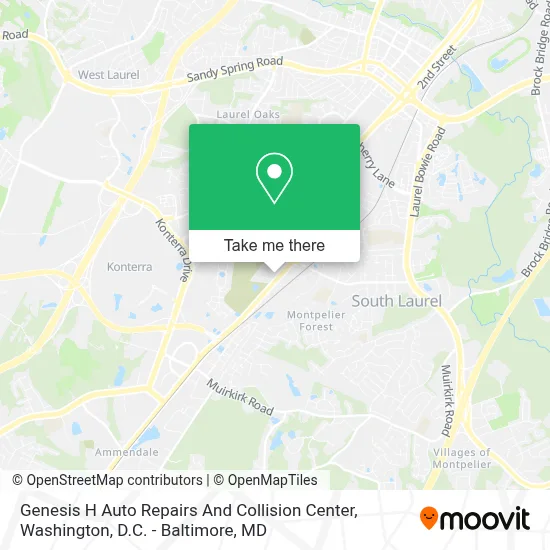 Genesis H Auto Repairs And Collision Center map