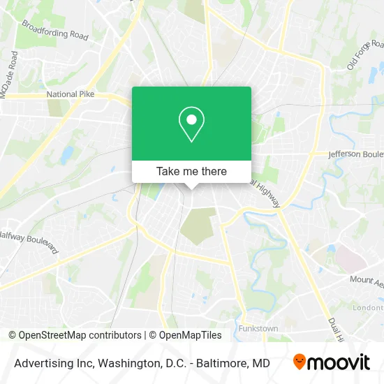 Advertising Inc map
