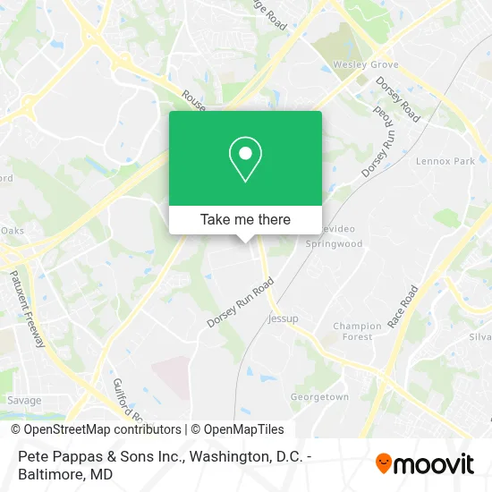 Pete Pappas & Sons Inc. map