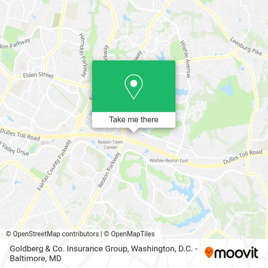 Goldberg & Co. Insurance Group map