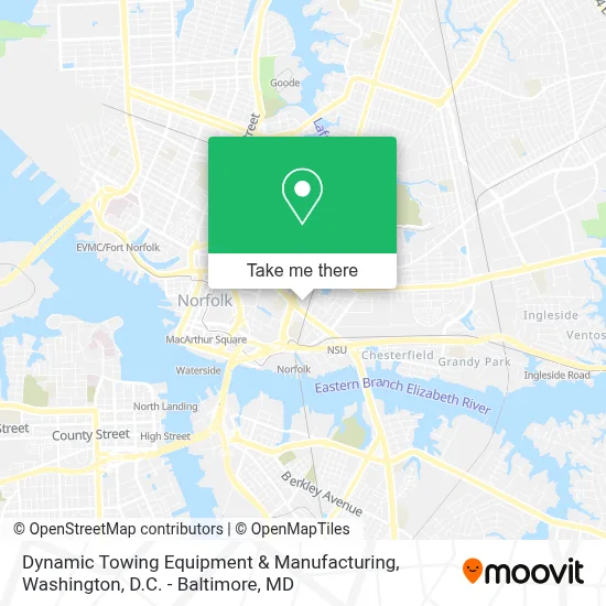 Dynamic Towing Equipment & Manufacturing map
