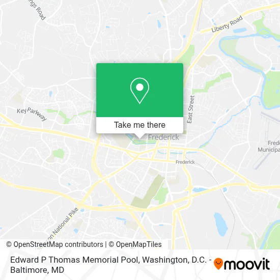 Edward P Thomas Memorial Pool map