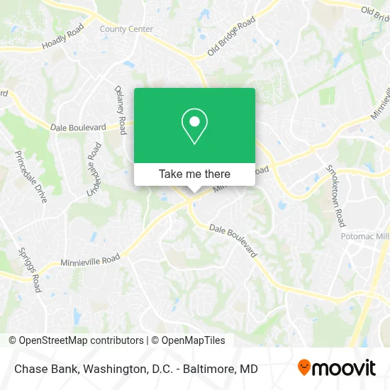 Chase Bank map