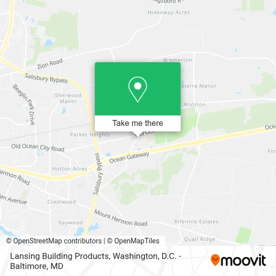 Lansing Building Products map