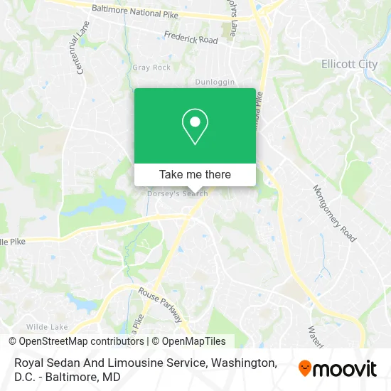 Royal Sedan And Limousine Service map
