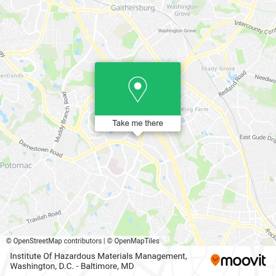 Institute Of Hazardous Materials Management map