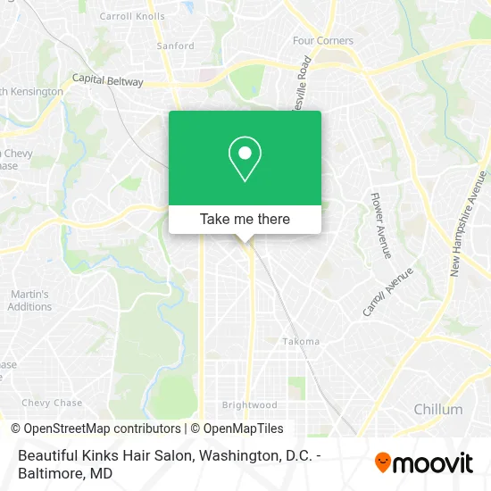 Beautiful Kinks Hair Salon map