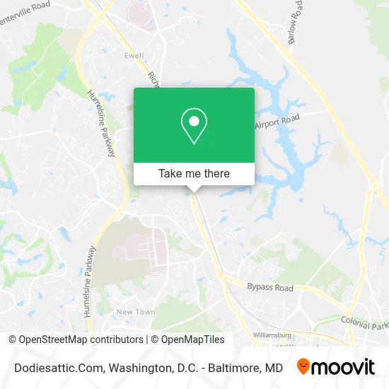 Dodiesattic.Com map