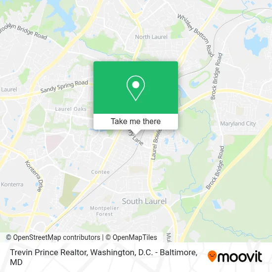 Trevin Prince Realtor map