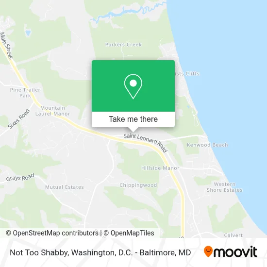 Not Too Shabby map