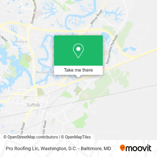 Pro Roofing Llc map