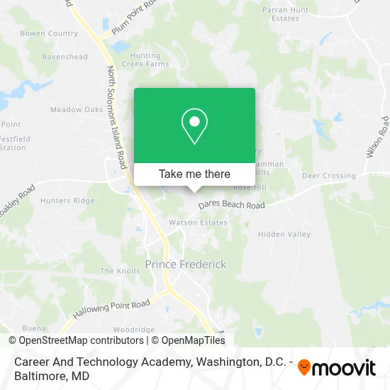 Career And Technology Academy map