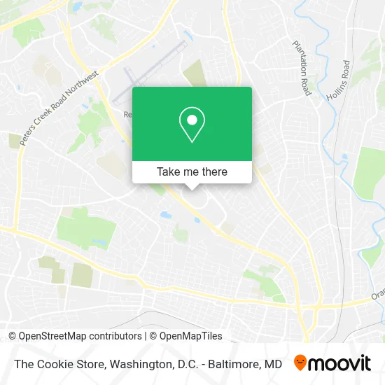 The Cookie Store map