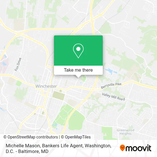 Michelle Mason, Bankers Life Agent map