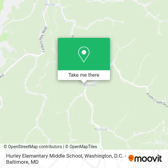 Hurley Elementary Middle School map