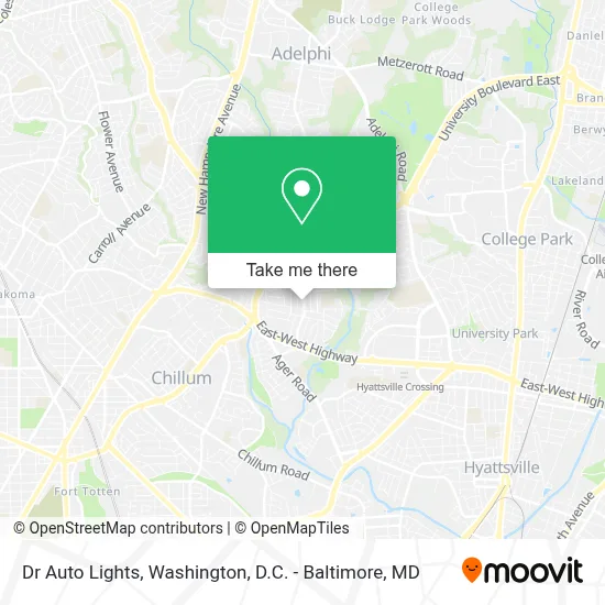 Dr Auto Lights map