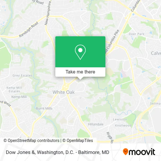 Dow Jones & map