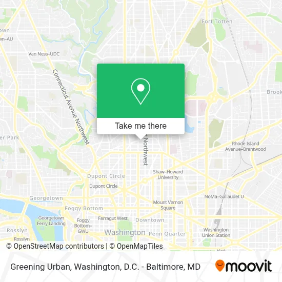 Greening Urban map