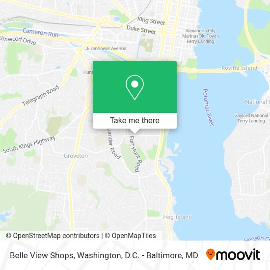 Belle View Shops map
