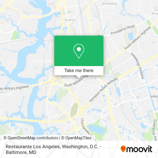 Restaurante Los Angeles map