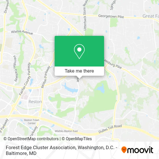 Forest Edge Cluster Association map