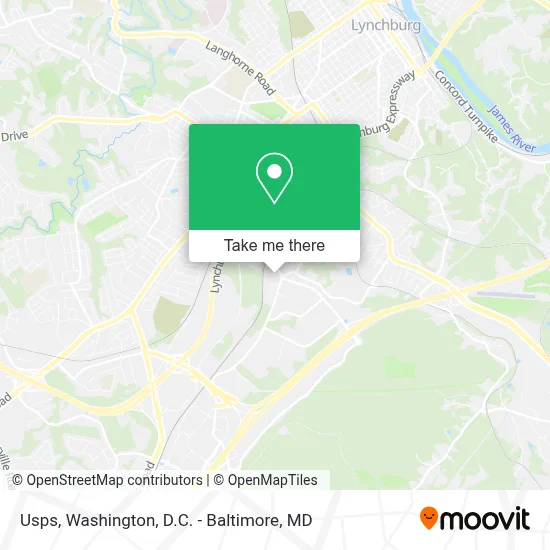 Usps map