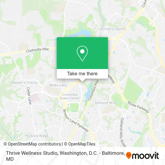 Thrive Wellness Studio map