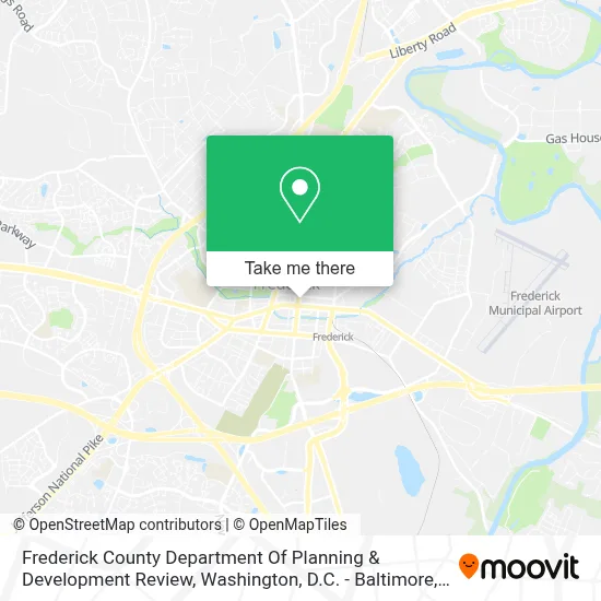 Frederick County Department Of Planning & Development Review map