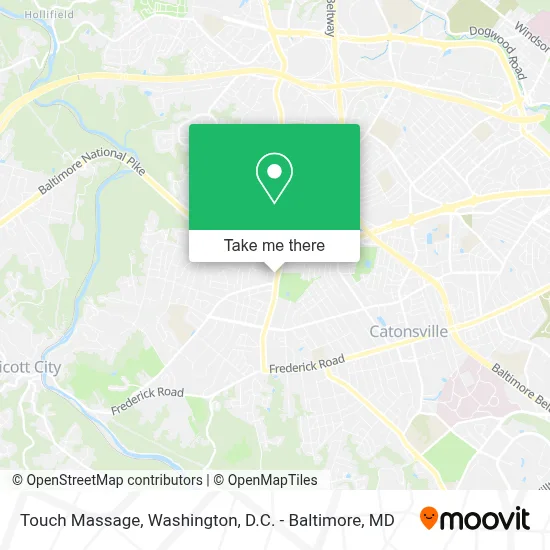 Touch Massage map