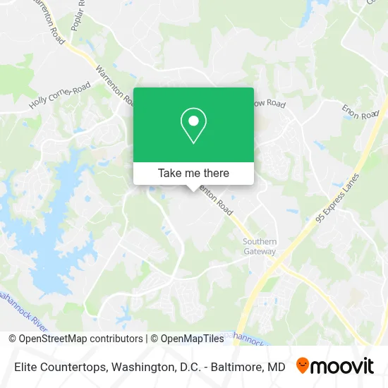 Elite Countertops map