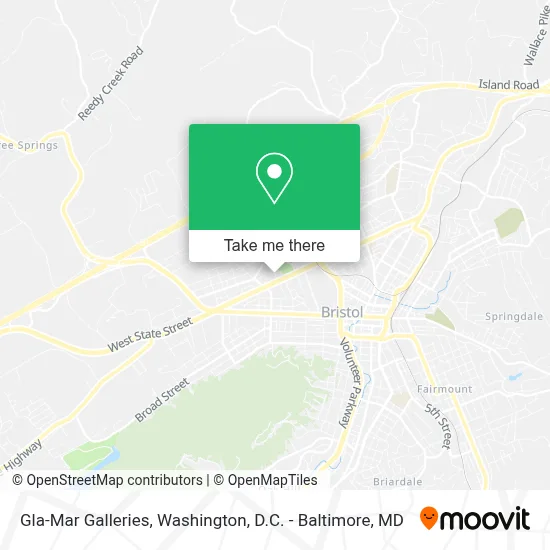 Gla-Mar Galleries map