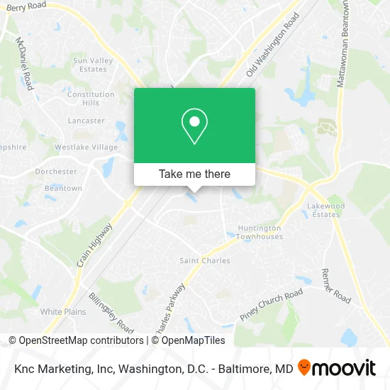 Knc Marketing, Inc map